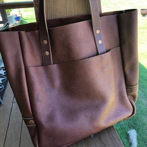 KMM & Co. Tan Kodiak Carryall tote